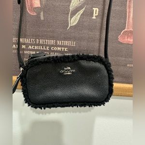 Black Coach crossbody bag